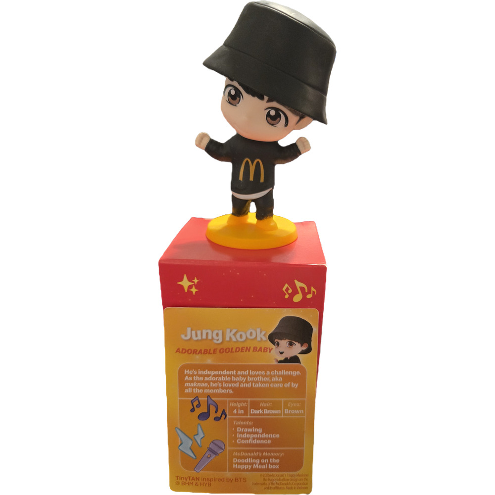 McDonald's TinyTan Jung Kook BTS Red Box Encore Edition Vaulted Rare